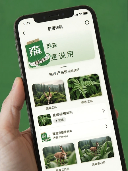 养森 应用内产品使用说明界面 手机截图
