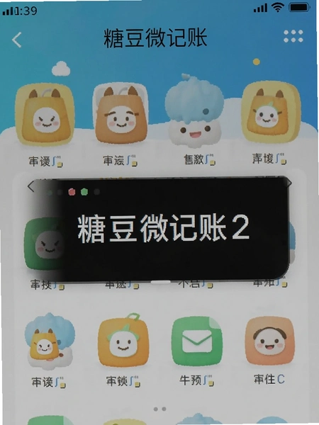 糖豆微记账2主界面无广告展示