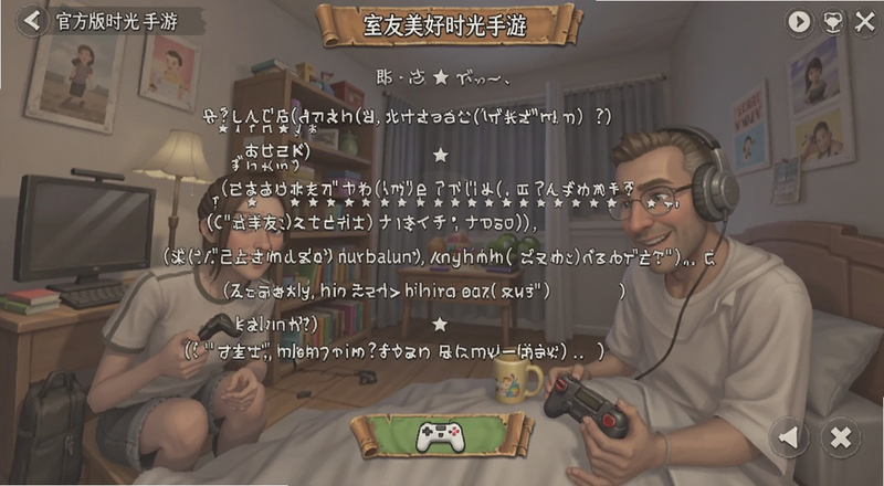 室友美好时光手游官方版剧情对话选择界面预览图