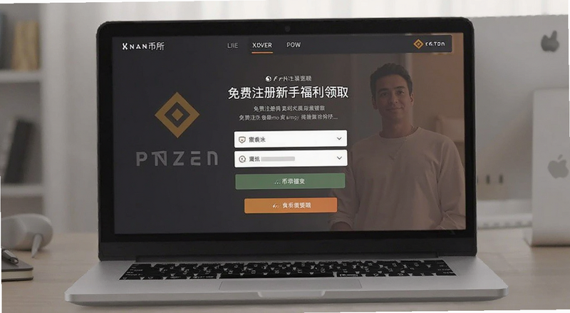 币安所免费注册新手福利领取页面预览图