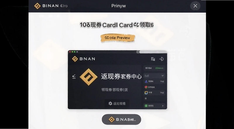 币安所返现券卡券中心领取界面预览图
