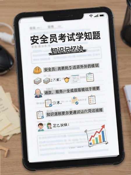 安全员考试学知题 知识点记忆口诀页面示意图