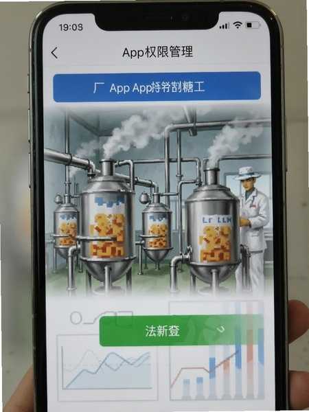 制糖工厂App权限管理界面截图
