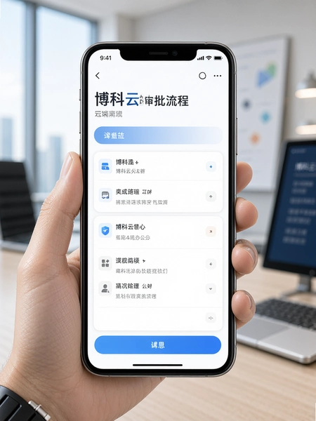 博科云办公审批流程手机端展示