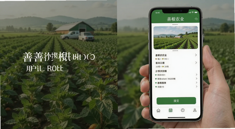 善根农业用户手机操作界面预览图