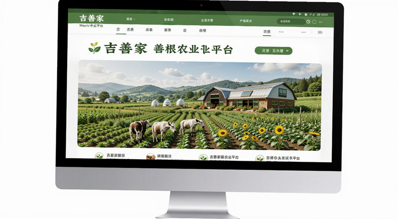 吉善家善根农业平台界面预览图