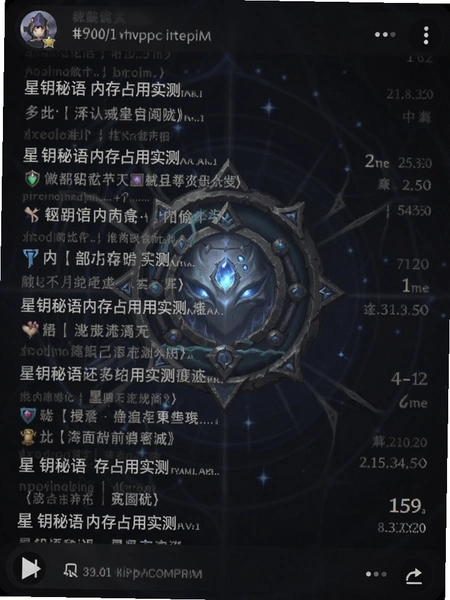 星钥秘语内存占用实测截图