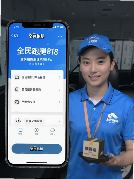 全民跑腿818全民跑腿顺路送平台跑腿员接单界面