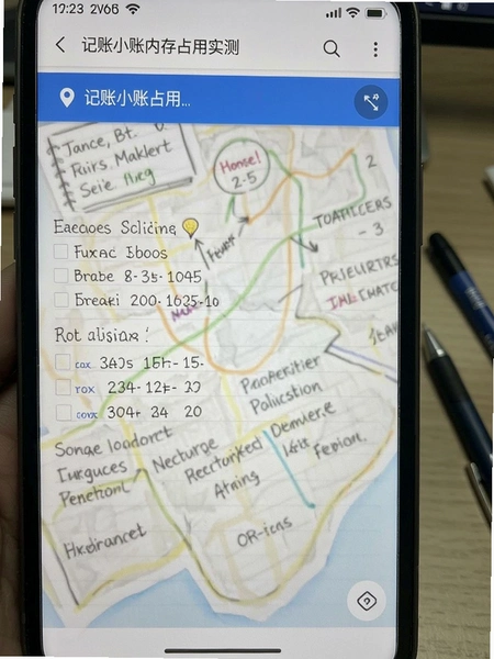 记账小账内存占用实测截图