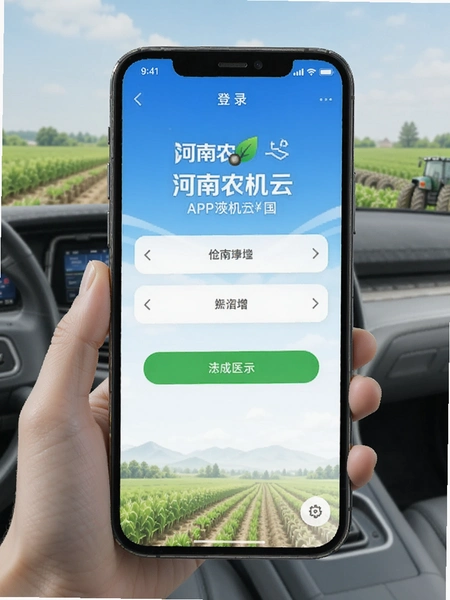 河南农机云APP登录界面展示