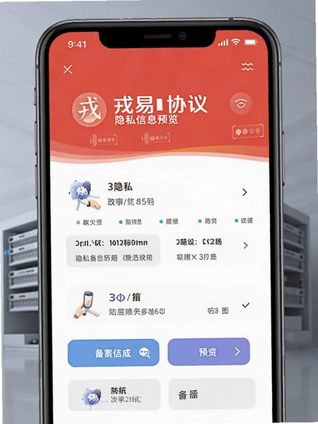 ����APP��˽Э���뱸����ϢԤ��ͼ