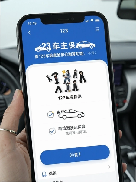 123车主保险查车险报价测算功能展示图